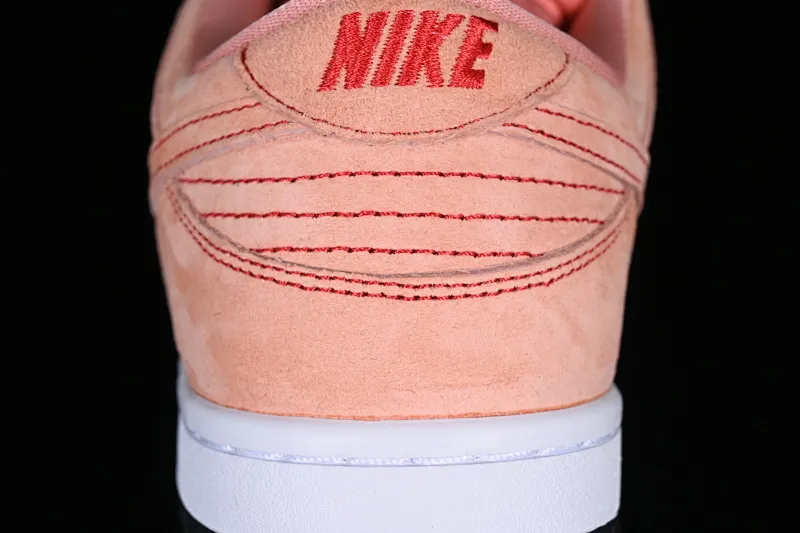 All Categories Nk SB Dunk Series Nk SB Dunk Low low-top sneakers NK SB Dunk Low "Pink" suede pink salmon pink and white suede smashed backboard fashion casual sneakers CV1655-600